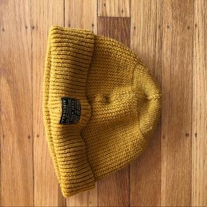 House of land “watch” cap beanie, mustard yellow